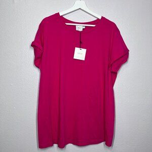 NWT ASOS DESIGN Maternity relaxed tee with roll-sleeve 8